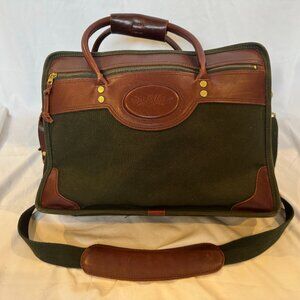 Orvis Battenkill Green Canvas Briefcase